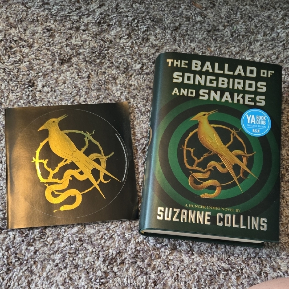 The Ballad Of Songbirds And Snakes Hardcover w Exclusive Sticker